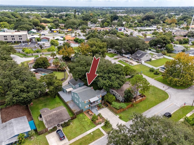 6619 Livingston Ave N, Saint Petersburg, FL 33702 - drone / aerial view featuring a residential view