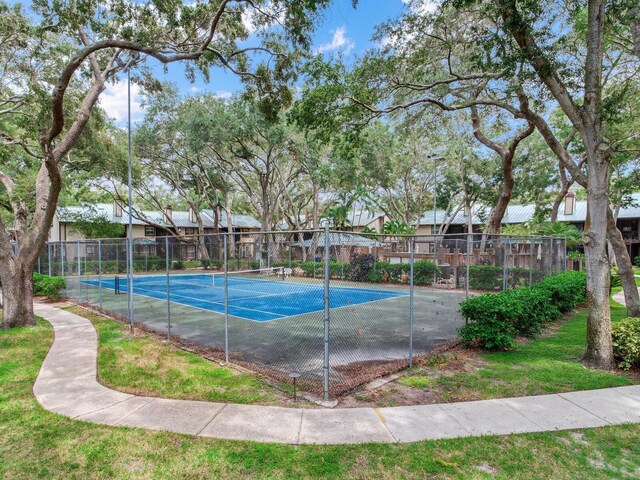 view of sport court