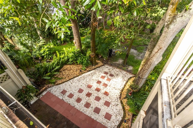 view of yard featuring a patio area