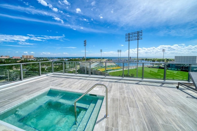 view of swimming pool