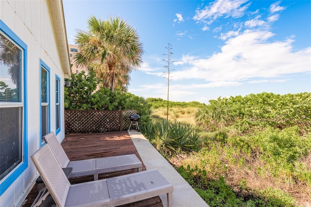 view of patio / terrace featuring an outdoor living space