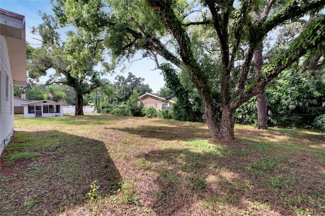 view of yard