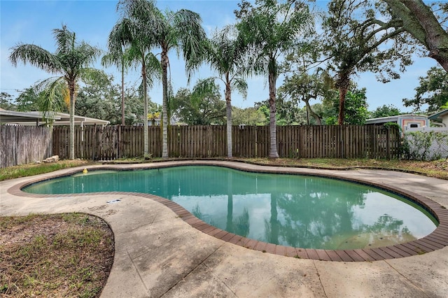 view of pool