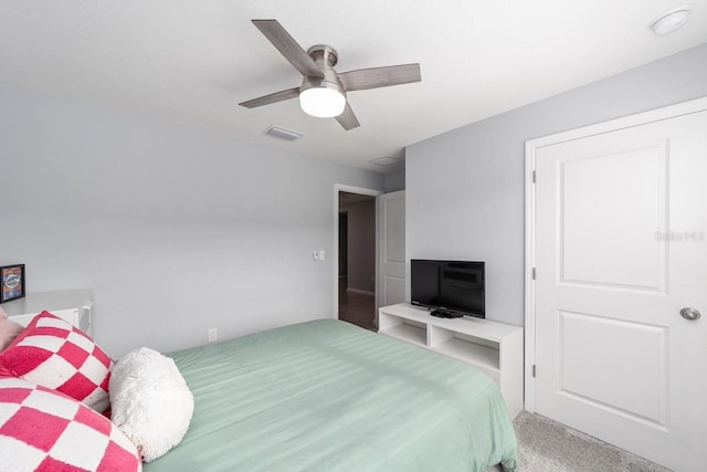 684 SE 65th Ter, Ocala, FL 34472 - bedroom with ceiling fan