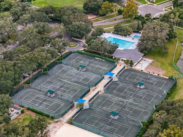 4940 Willow Ridge Ter, Valrico, FL 33596 - aerial view of property's location with a pool