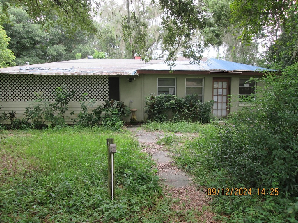 view of ranch-style home