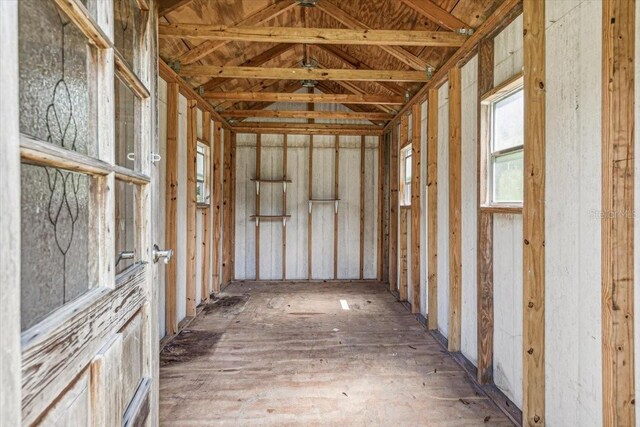 view of storage