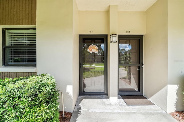 view of entrance to property