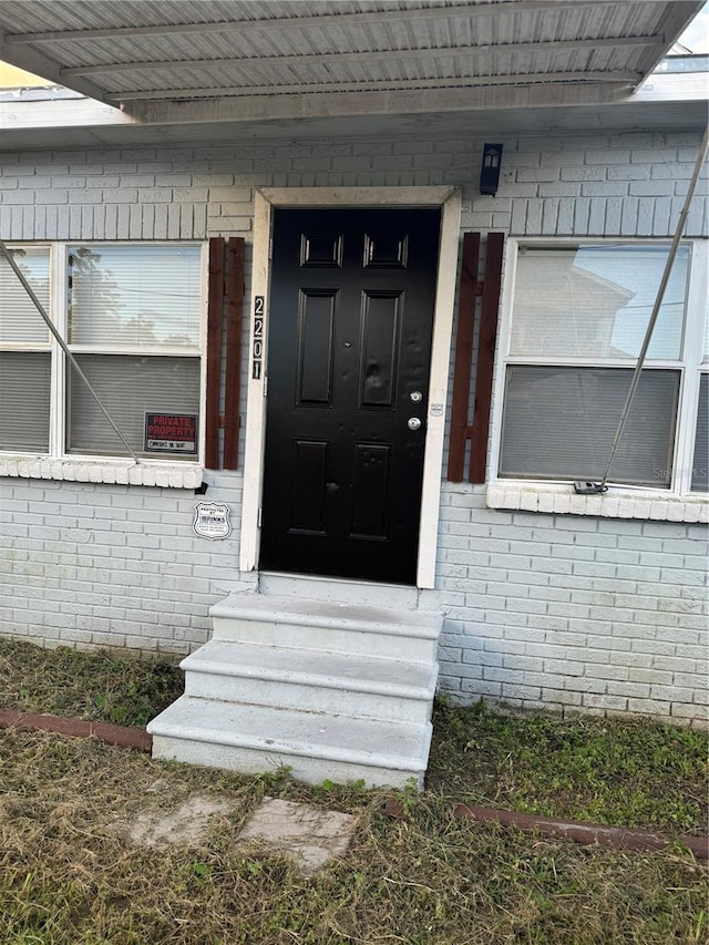 view of entrance to property