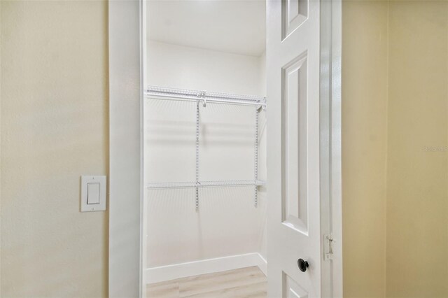 view of closet