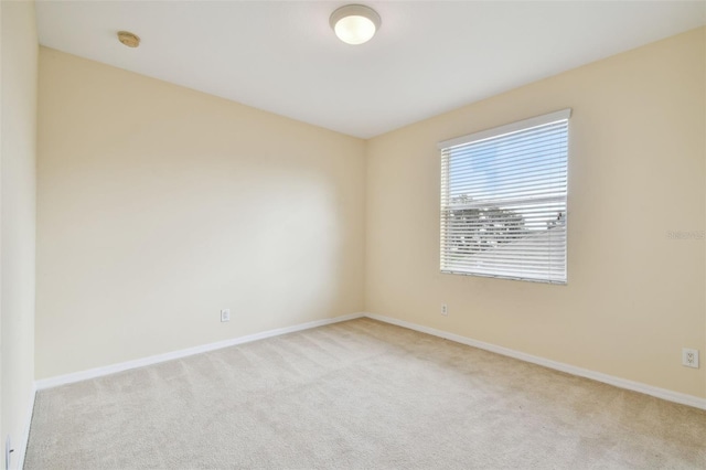 empty room with light carpet