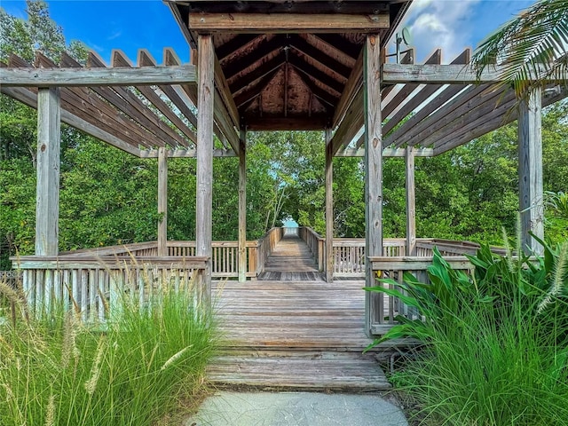 view of deck