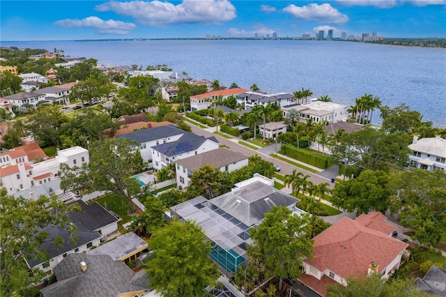 45 Adalia Ave, Tampa, FL 33606 - aerial view of residential area with a large body of water