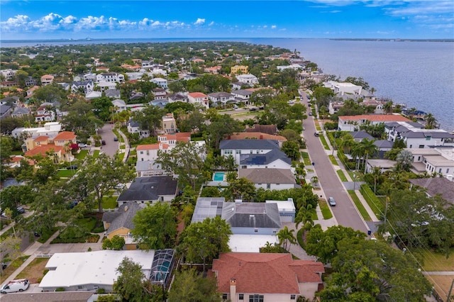 45 Adalia Ave, Tampa, FL 33606 - aerial view of residential area featuring a large body of water