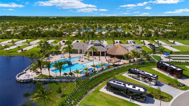 5514 Laguna Caribe Cir Unit 108, Fort Myers, FL 33905 - bird's eye view with a water view