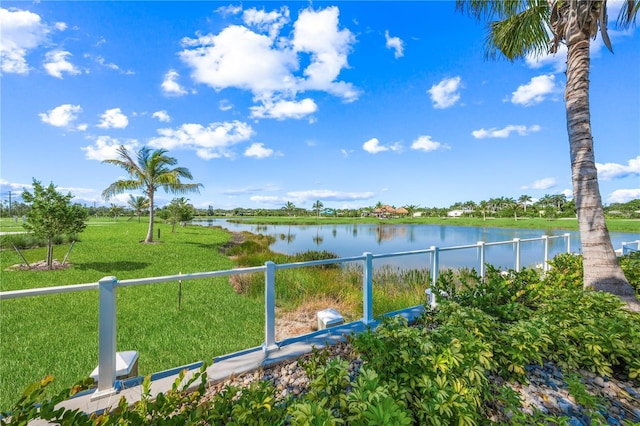 5514 Laguna Caribe Cir Unit 108, Fort Myers, FL 33905 - water view featuring fence