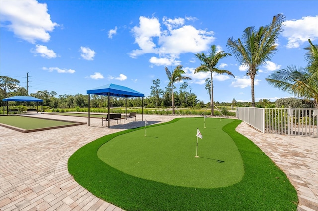 5514 Laguna Caribe Cir Unit 108, Fort Myers, FL 33905 - surrounding community featuring fence and a gazebo