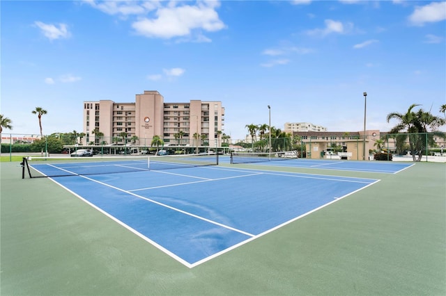 view of sport court