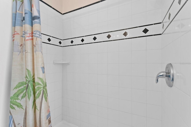 bathroom with walk in shower