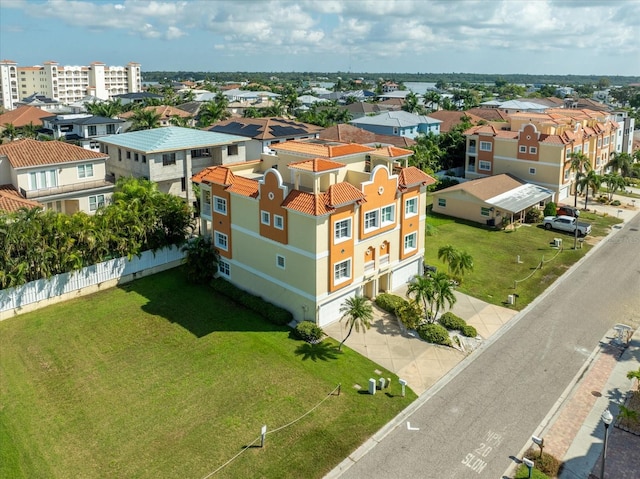 drone / aerial view featuring a residential view