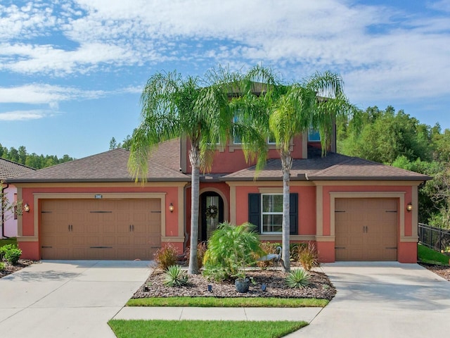 ranch-style house with a garage