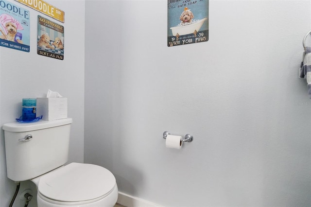 bathroom with toilet