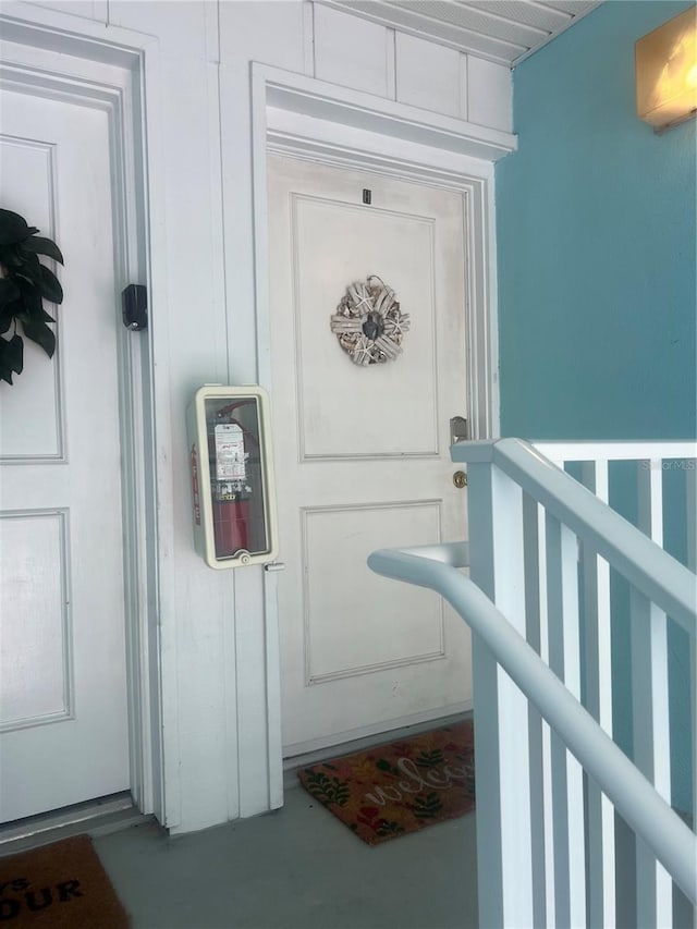 view of exterior entry