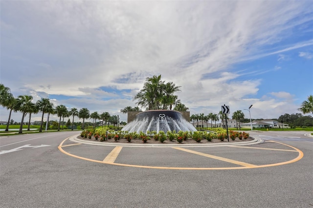 16850 Whisper Elm St, Wimauma, FL 33598 - view of asphalt road featuring street lighting and curbs
