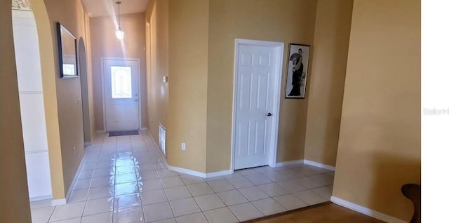 4432 Whitton Way, New Port Richey, FL 34653 - foyer with light tile patterned flooring