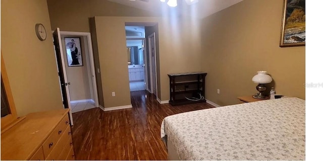 4432 Whitton Way, New Port Richey, FL 34653 - bedroom with wood finished floors and ensuite bathroom