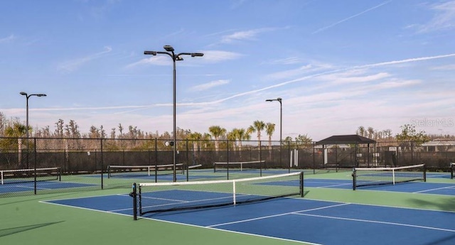 view of tennis court