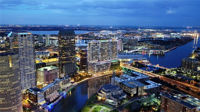 city view featuring a water view