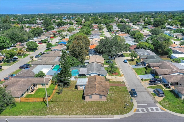 birds eye view of property featuring a residential view