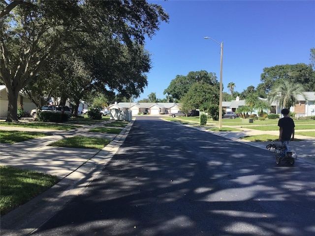 view of road