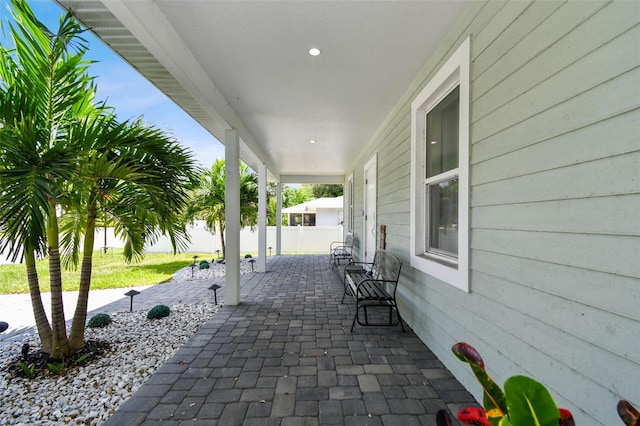 view of patio