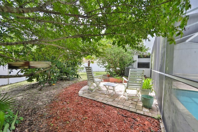 view of yard with a patio