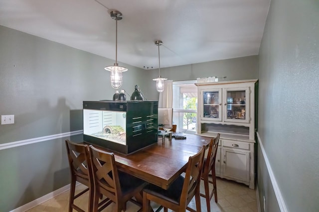 view of dining room