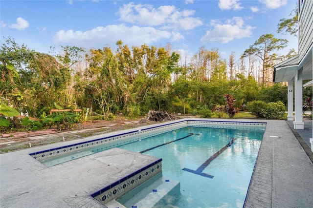 view of pool