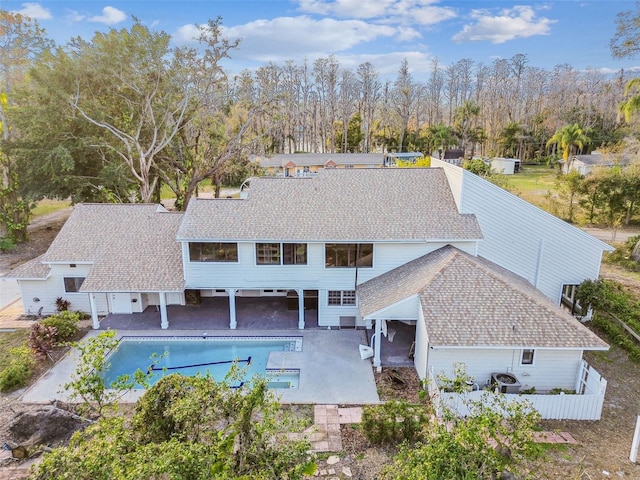 view of back of property