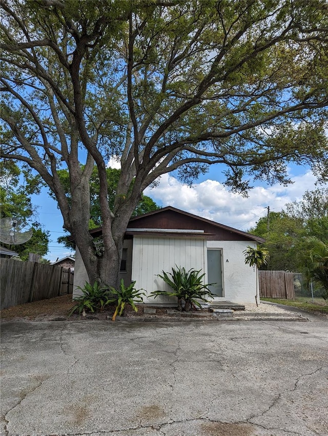 view of side of property