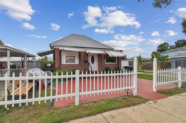 view of front of home