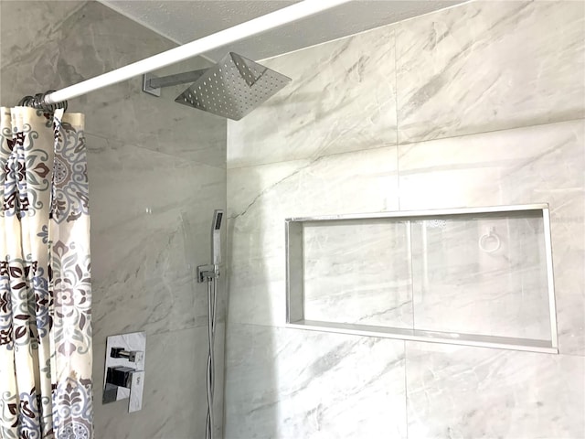 bathroom with walk in shower