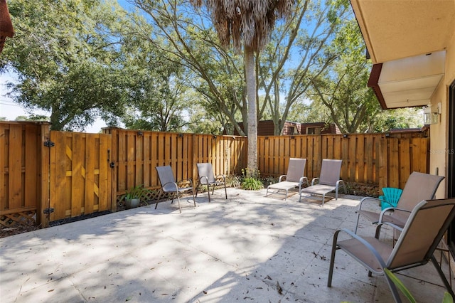 view of patio