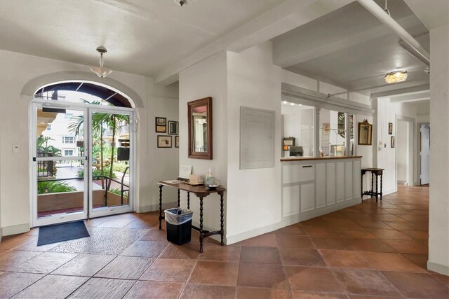 view of entrance foyer