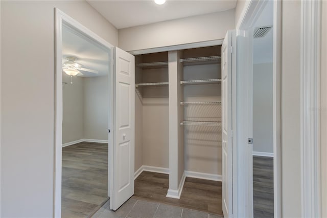 closet with visible vents