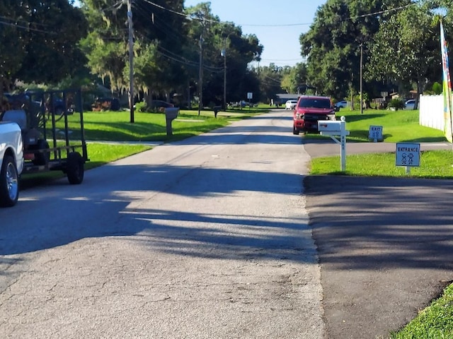 view of road