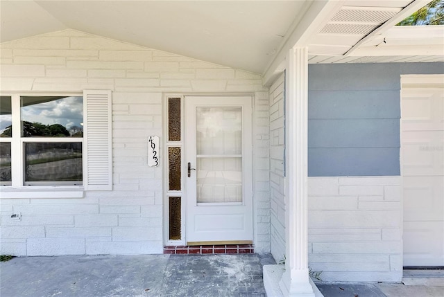 view of property entrance