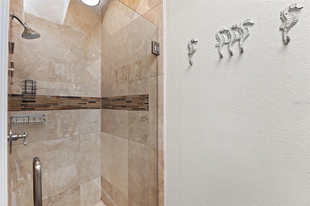 bathroom with walk in shower