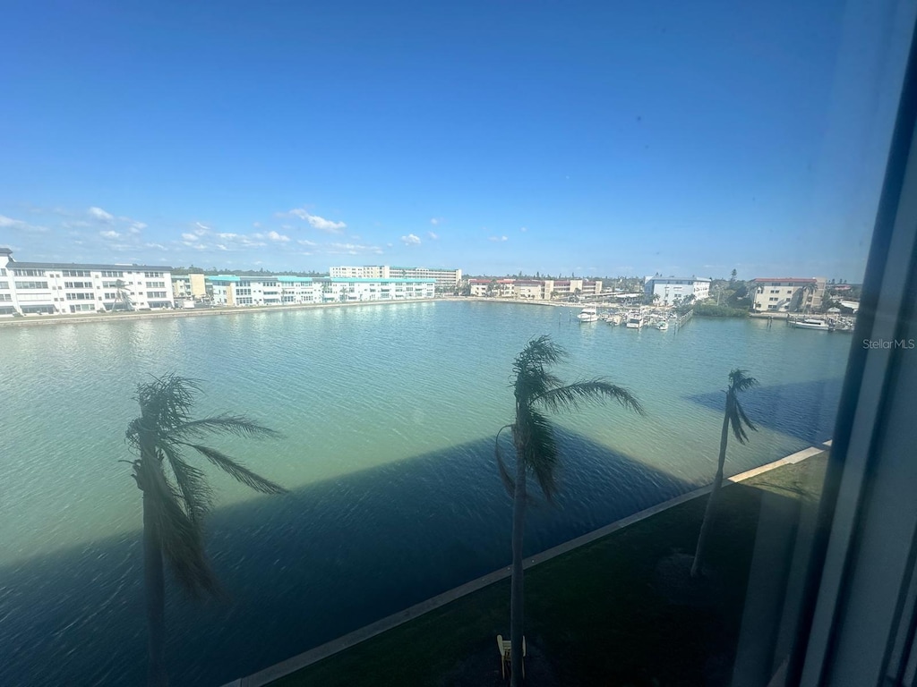 view of water feature