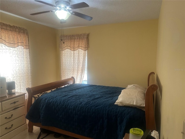 2011 Green Juniper Ln, Brandon, FL 33511 - bedroom featuring multiple windows, ceiling fan, and light tile patterned flooring